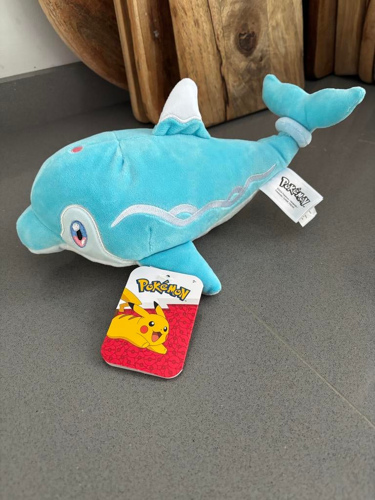 Nieuwe Pokémon Finizen knuffel - Blauwe dolfijn, Pokemon, Overige typen, Blauw, Nieuw