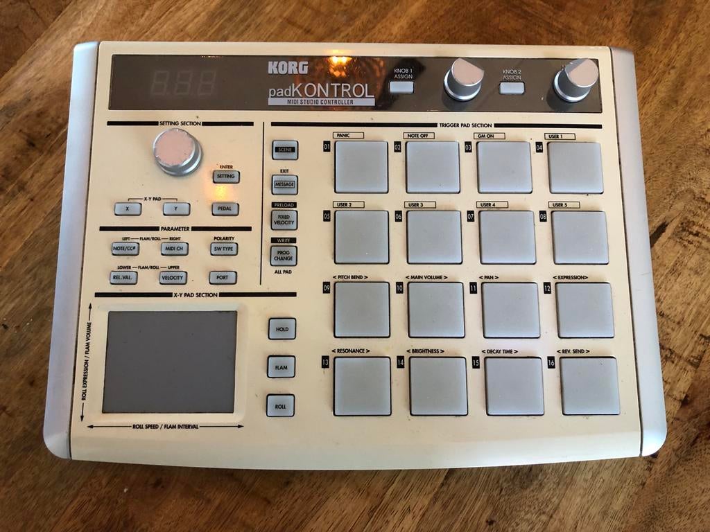 Korg padKONTROL MIDI Studio Controller, Ophalen of Verzenden, Gebruikt