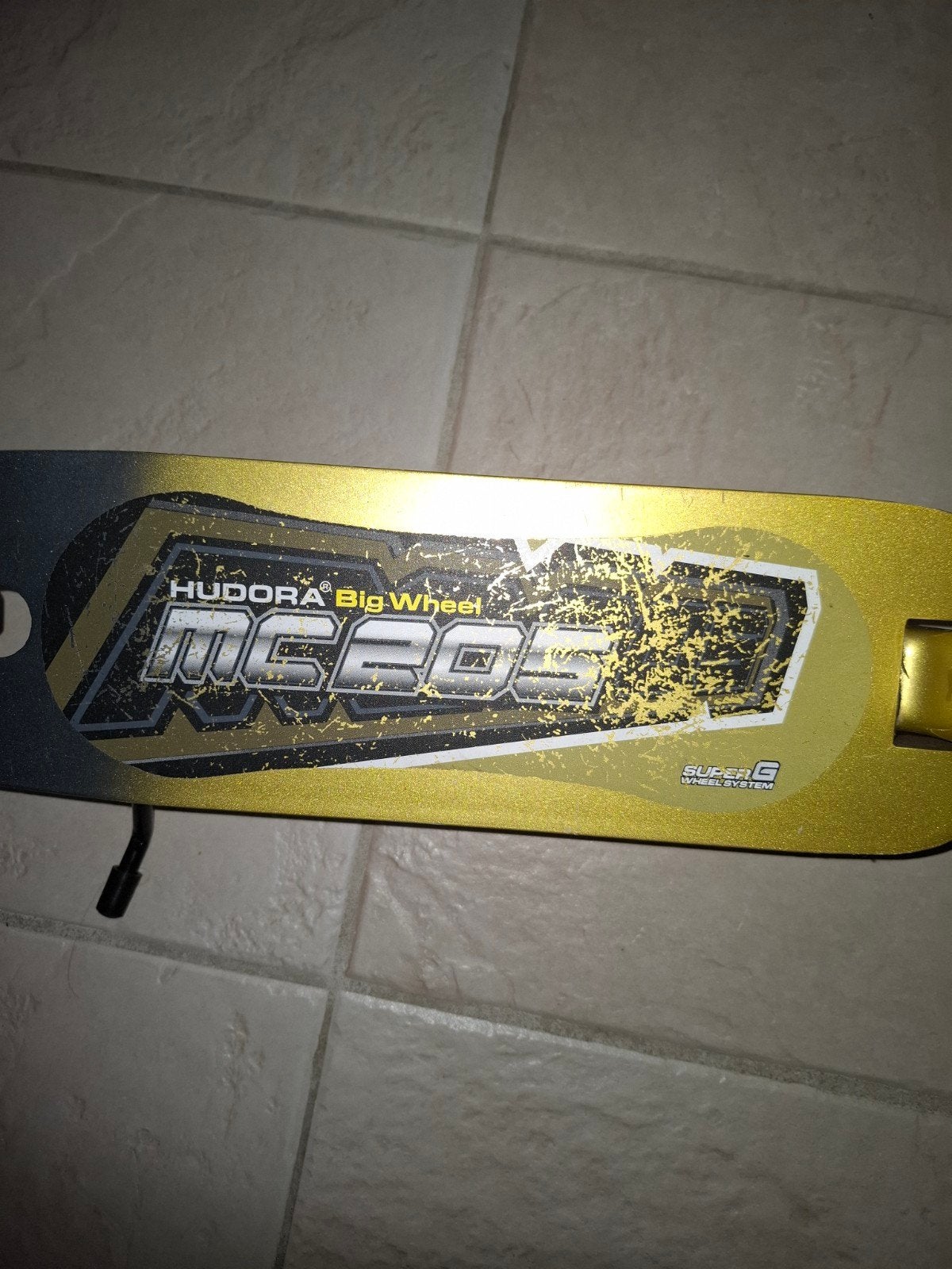 Hudora Big Wheel MC205 step - Goud/Zwart, Ophalen, Gebruikt, Gewone step, Hudora
