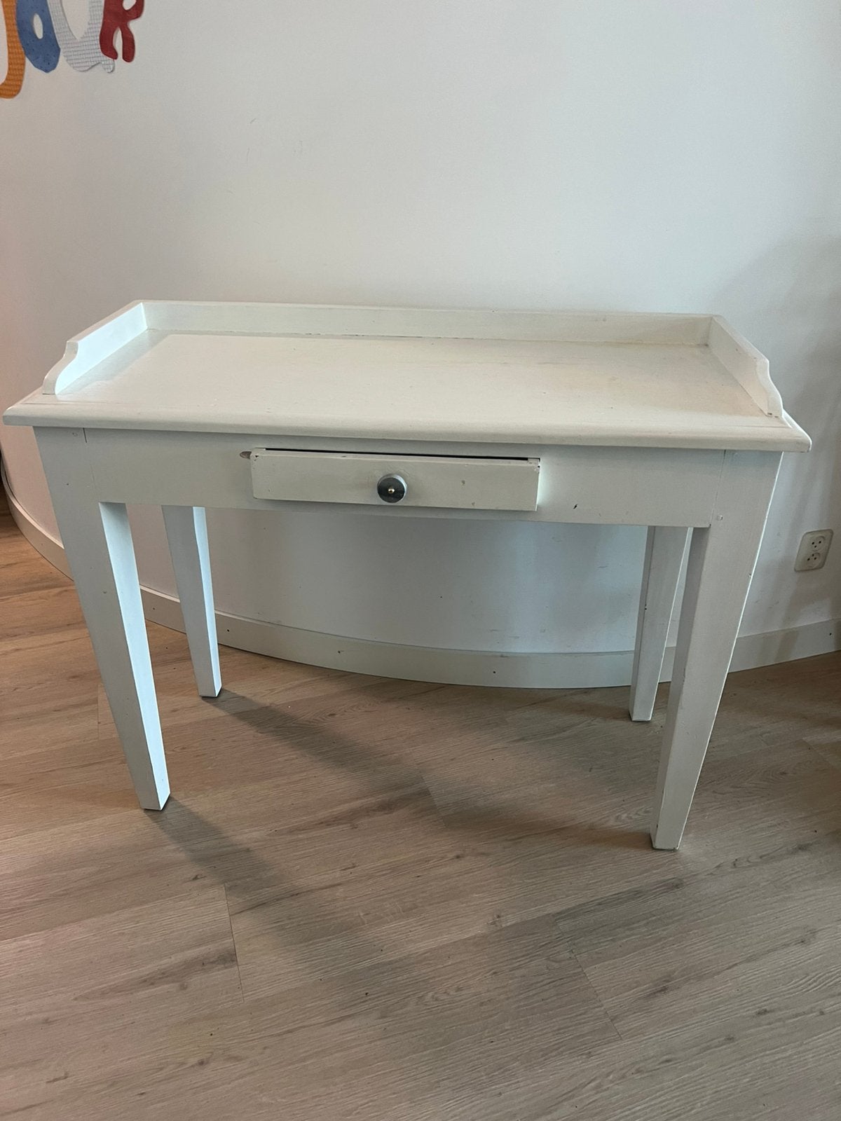 Side table solide teak hout, Huis en Inrichting, Ophalen, Gebruikt, 100 tot 150 cm, Teakhout