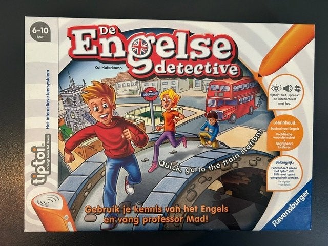 Spel   -TIPTOI de engelse detective : educatie spel -, Ophalen, Zo goed als nieuw