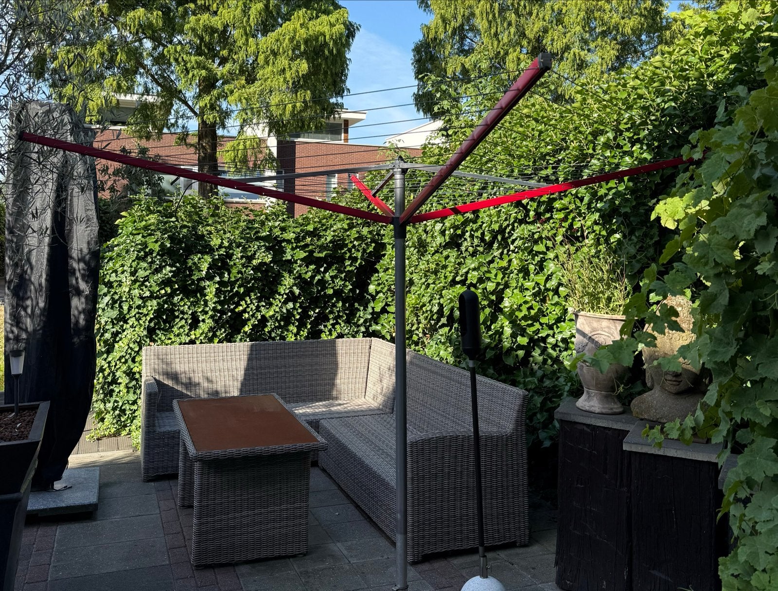 Brabantia Droogmolen met hoes -  in goede staat, Ophalen, Gebruikt, Droogmolen