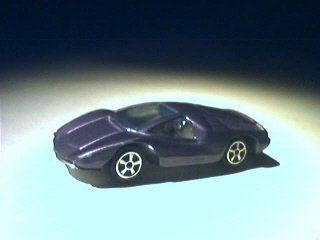 Abarth 2000 model, paars, metaal, T.217 made in Hong Kong, Ophalen, Gebruikt, Auto