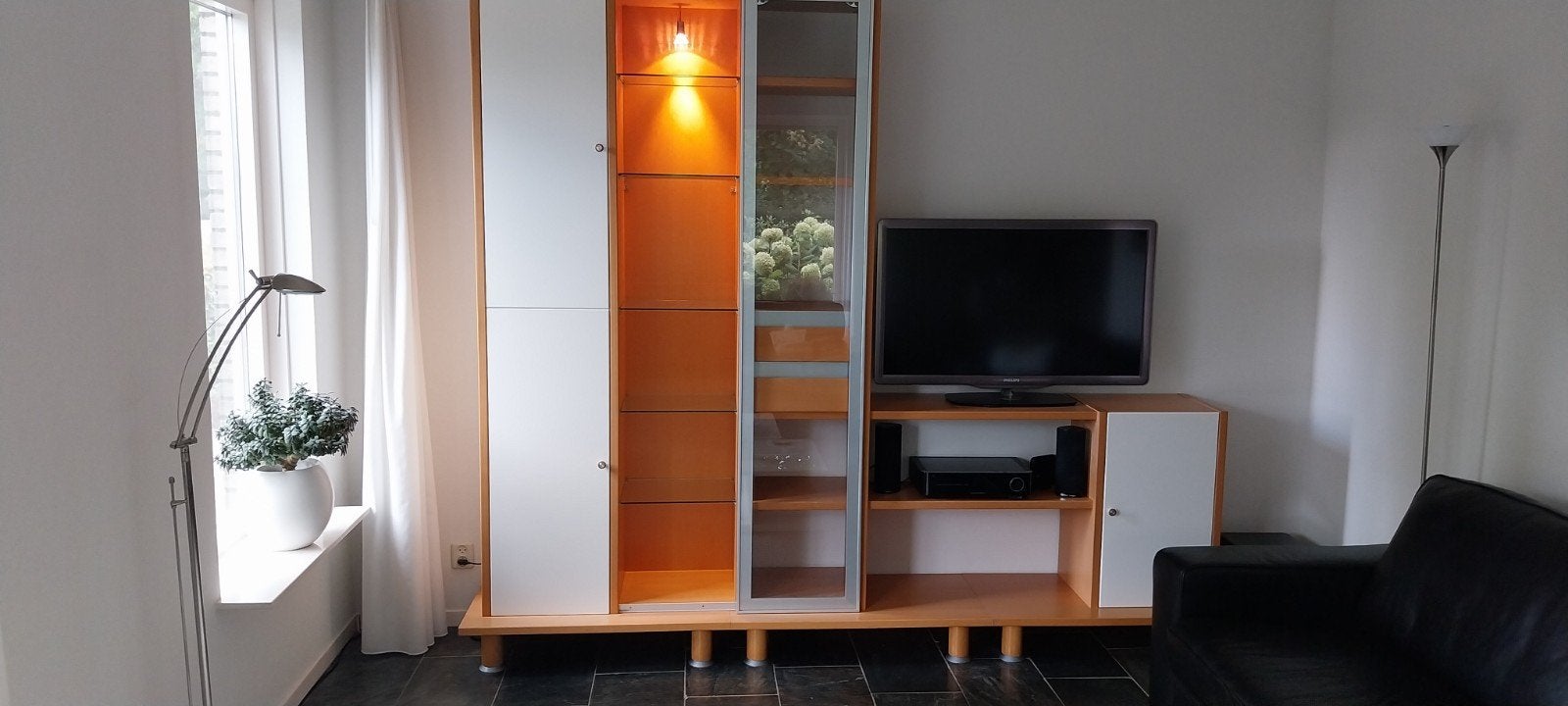 wandmeubel uit de serie Hülsta Now, Ophalen, Gebruikt, 200 cm of meer, Overige houtsoorten