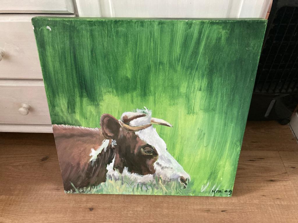 Schilderij handpainted & gesigneerd SPOED!, Ophalen of Verzenden