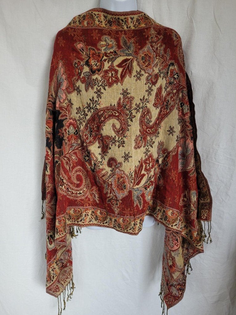 Gave grote sjaal. Aan 2 kanten verschillende kleuren 70x170, Maat 38/40 (M), ., Ophalen of Verzenden, Zo goed als nieuw