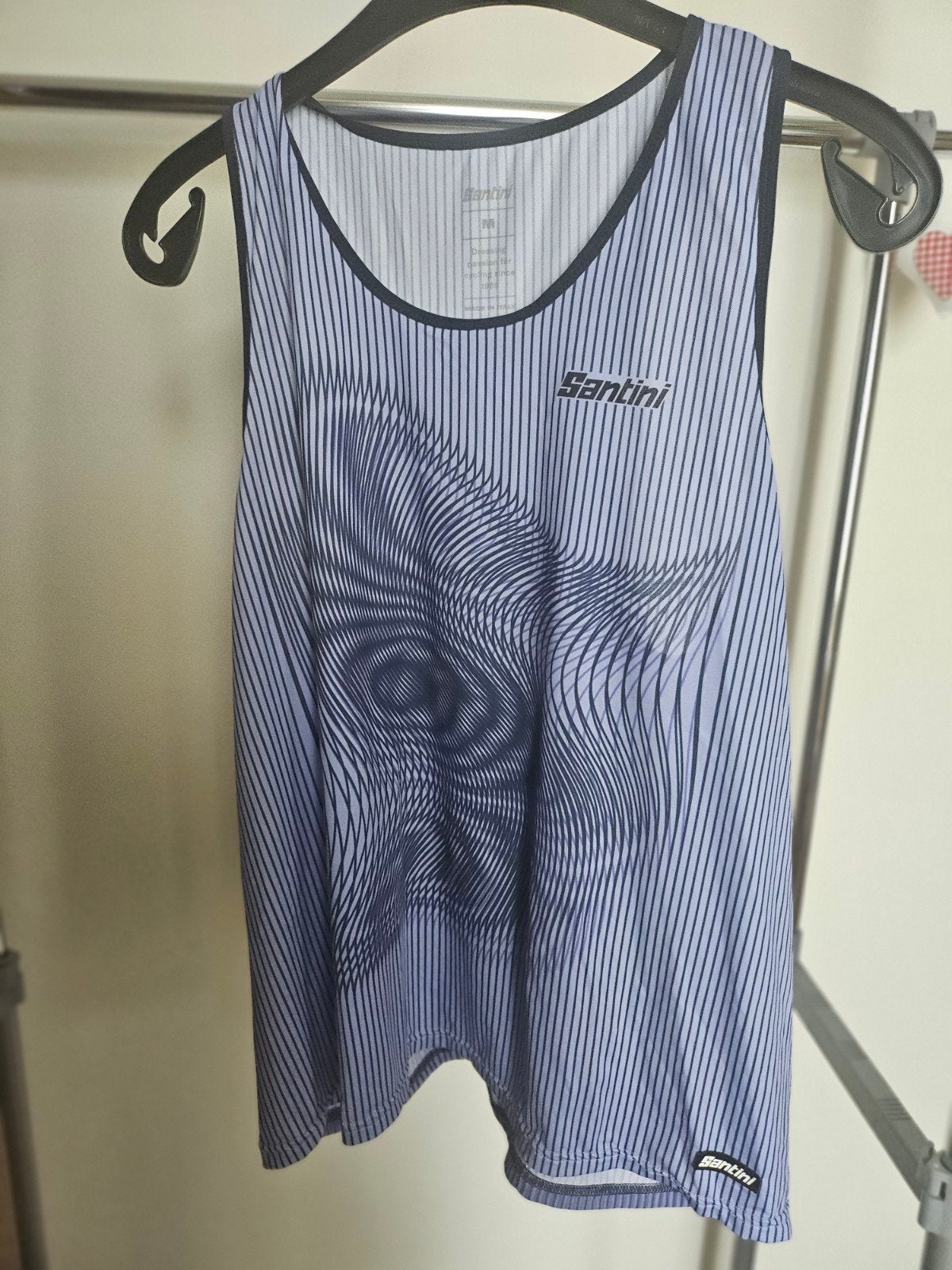 Fiets top dames Santini maat M, Fietsen en Brommers, Ophalen of Verzenden, Zo goed als nieuw, Dames, Bovenkleding