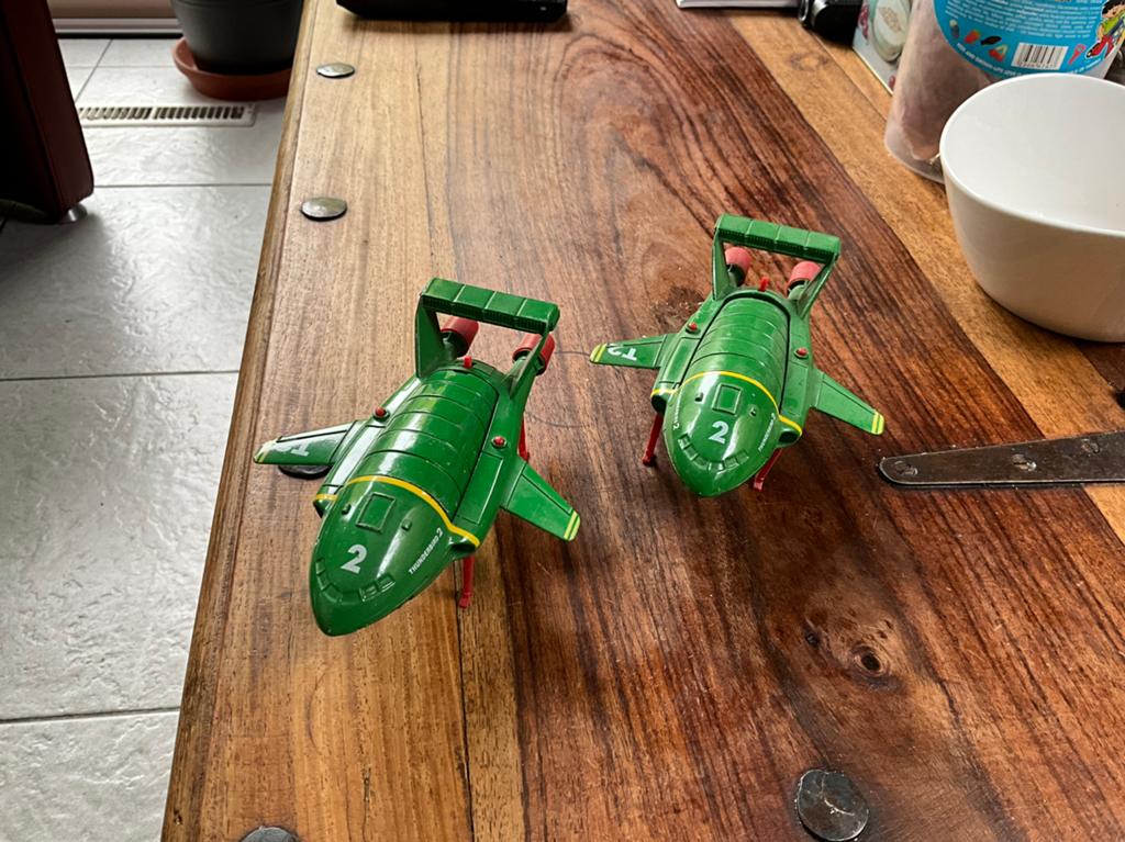2 x thunderbirds 2, in goede staat., Ophalen of Verzenden, Zo goed als nieuw