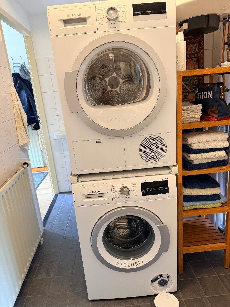 Bosch Was- drogercombinatie, Witgoed en Apparatuur, Ophalen, Gebruikt, 95 cm of meer