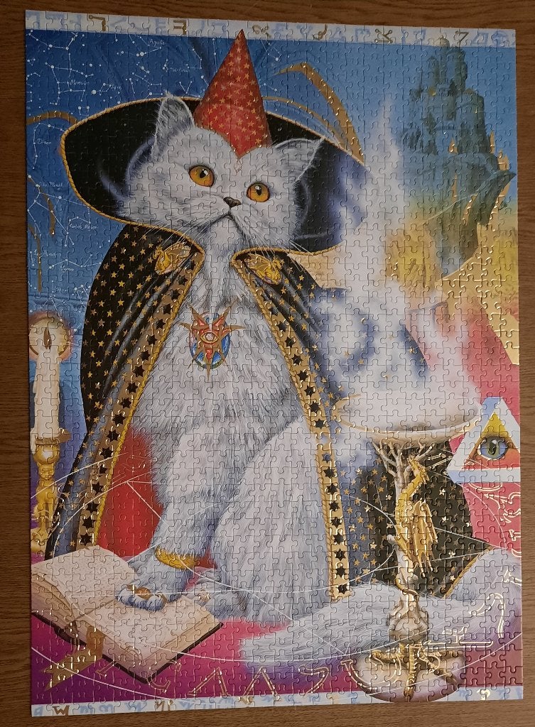 Puzzle: the Magician, Ophalen of Verzenden, 500 t/m 1500 stukjes, Zo goed als nieuw, Legpuzzel