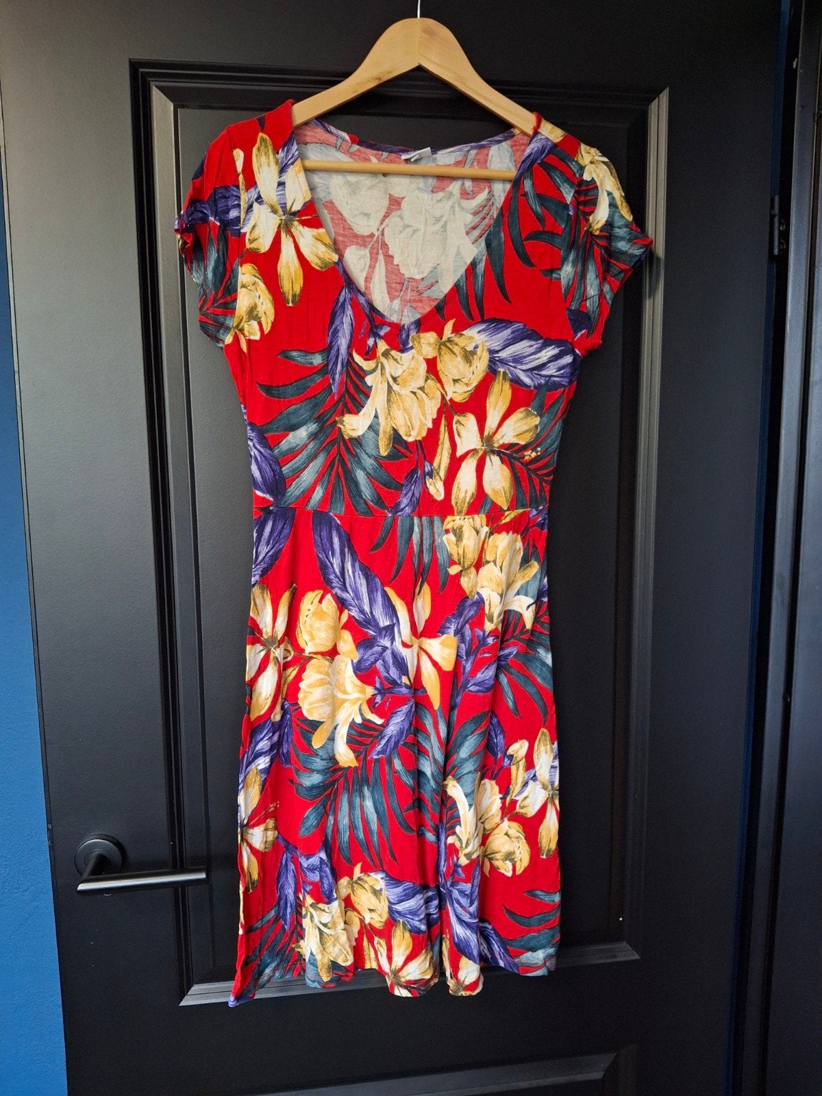 Lascana Zomerjurk met bloemenprint - Maat 42, Kleding | Dames, Jurken, Lascana, Maat 42/44 (L), Ophalen of Verzenden, Gedragen