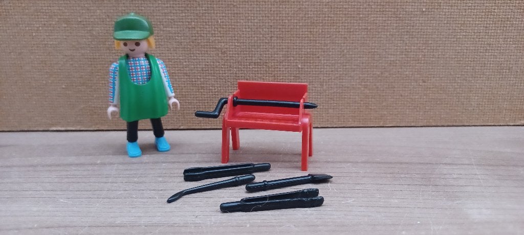 playmobil BBQ kok, Ophalen of Verzenden, Gebruikt, Complete set