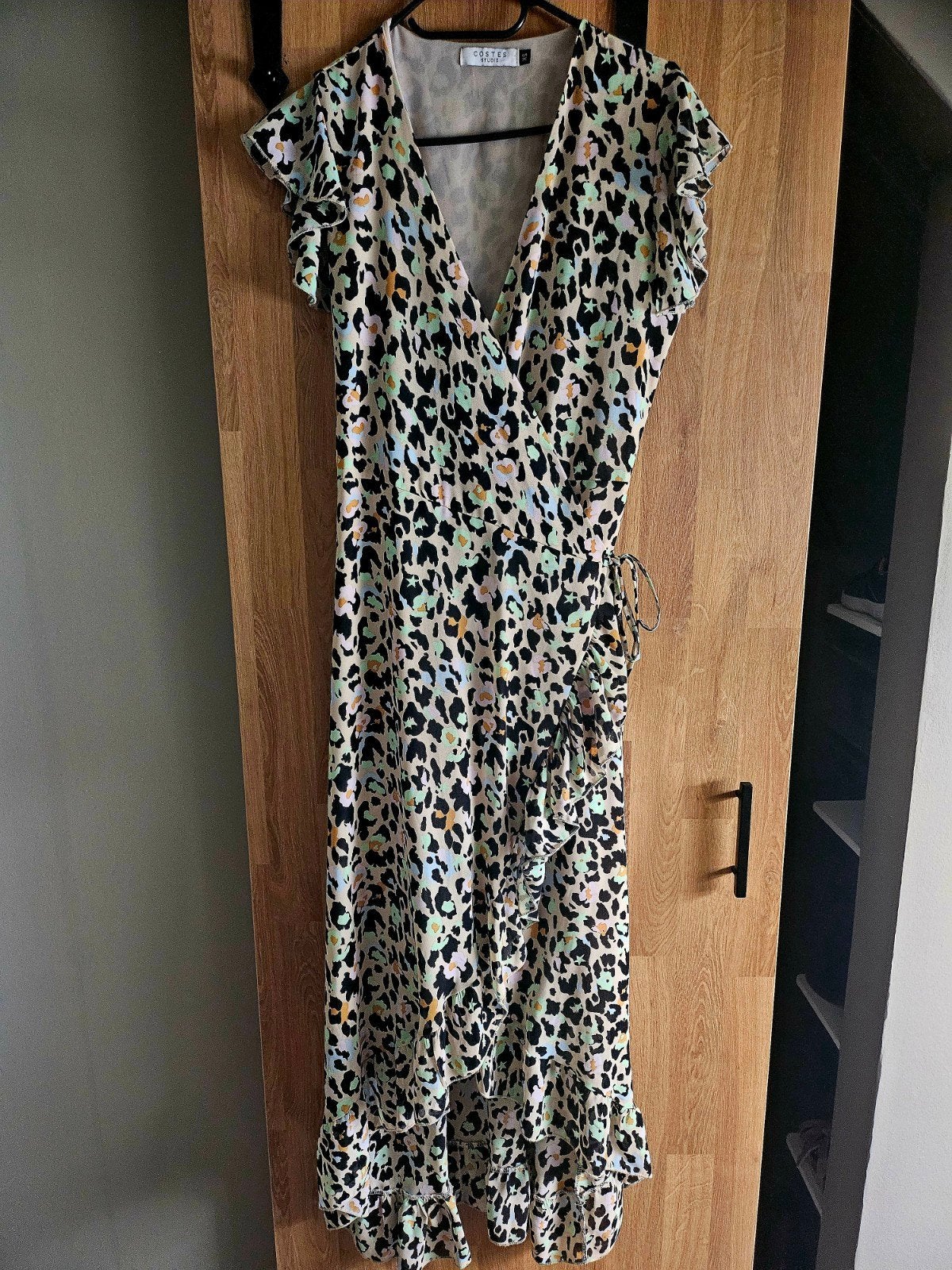 Costes Studio Leopard Print Jurk Maat XS, Meerkleurig, Ophalen of Verzenden, Zo goed als nieuw, Costes Studio