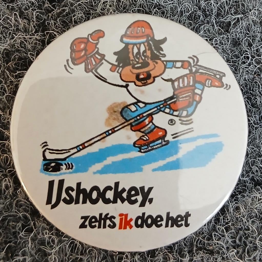IJshockey, zelfs ik doe het, Sport en Fitness, IJshockey, Ophalen of Verzenden, Gebruikt, Overige typen