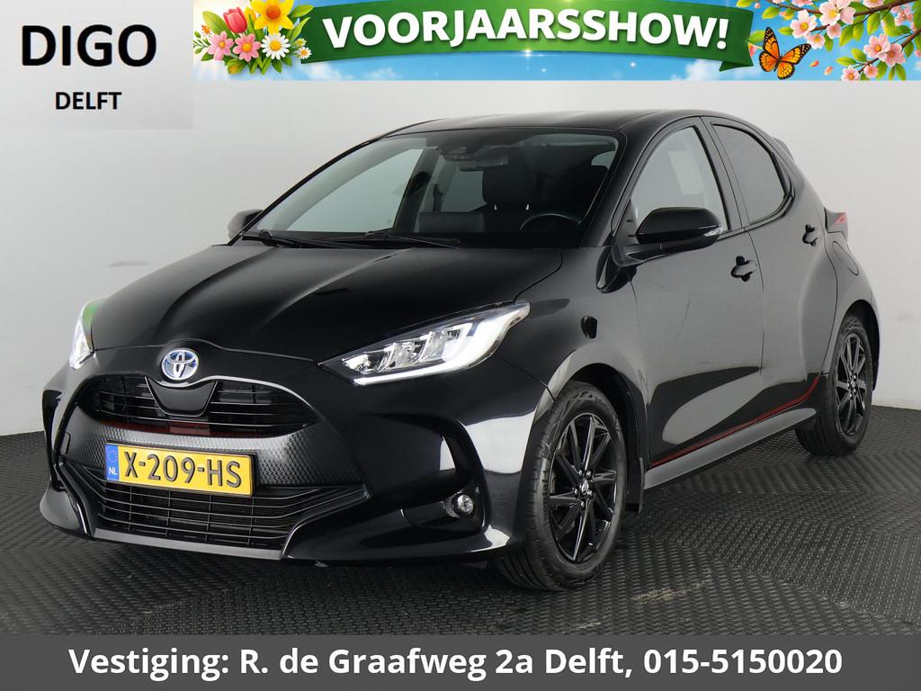 Toyota Yaris 1.5 Hybrid Black Edition | Apple Carplay & Andr, Gebruikt, 1490 cc, Bedrijf, Hybride Elektrisch/Benzine