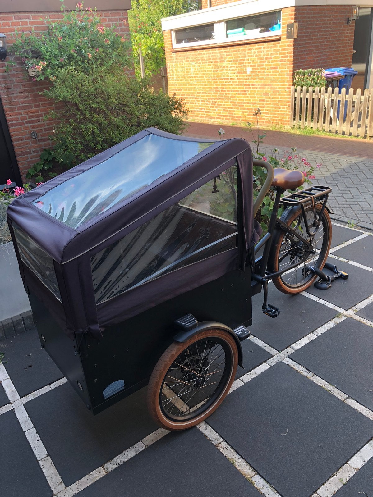 Nobu Robusto elektrische bakfiets, 4 kinderen of meer, Gebruikt, Elektrisch, Schijfrem