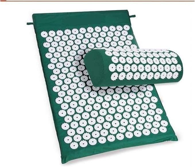 Acupressuur Set met Kussen – Groen – Spijkermat & Massage, Ophalen of Verzenden, Nieuw, Massagestoel of Kussen