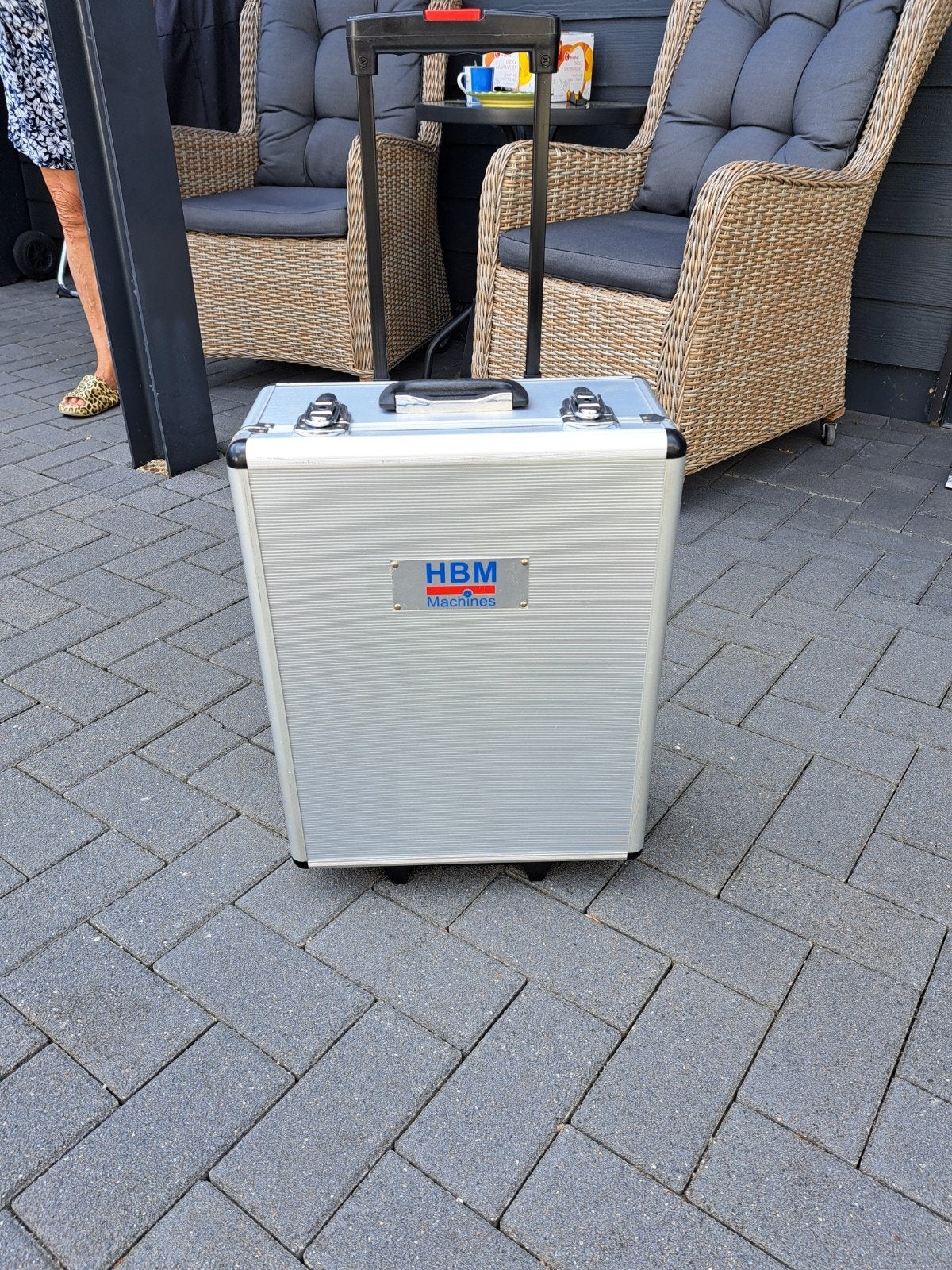 HBM Machines Gereedschapskoffer op Wielen, Ophalen, Zo goed als nieuw