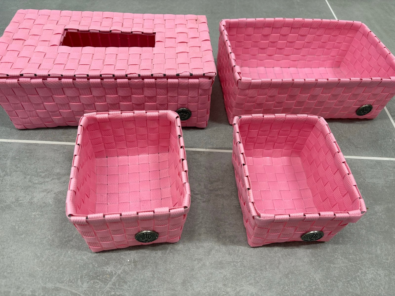 Handed by commodemandjes roze - set van 4, Ophalen of Verzenden, Zo goed als nieuw, Roze, Kunststof