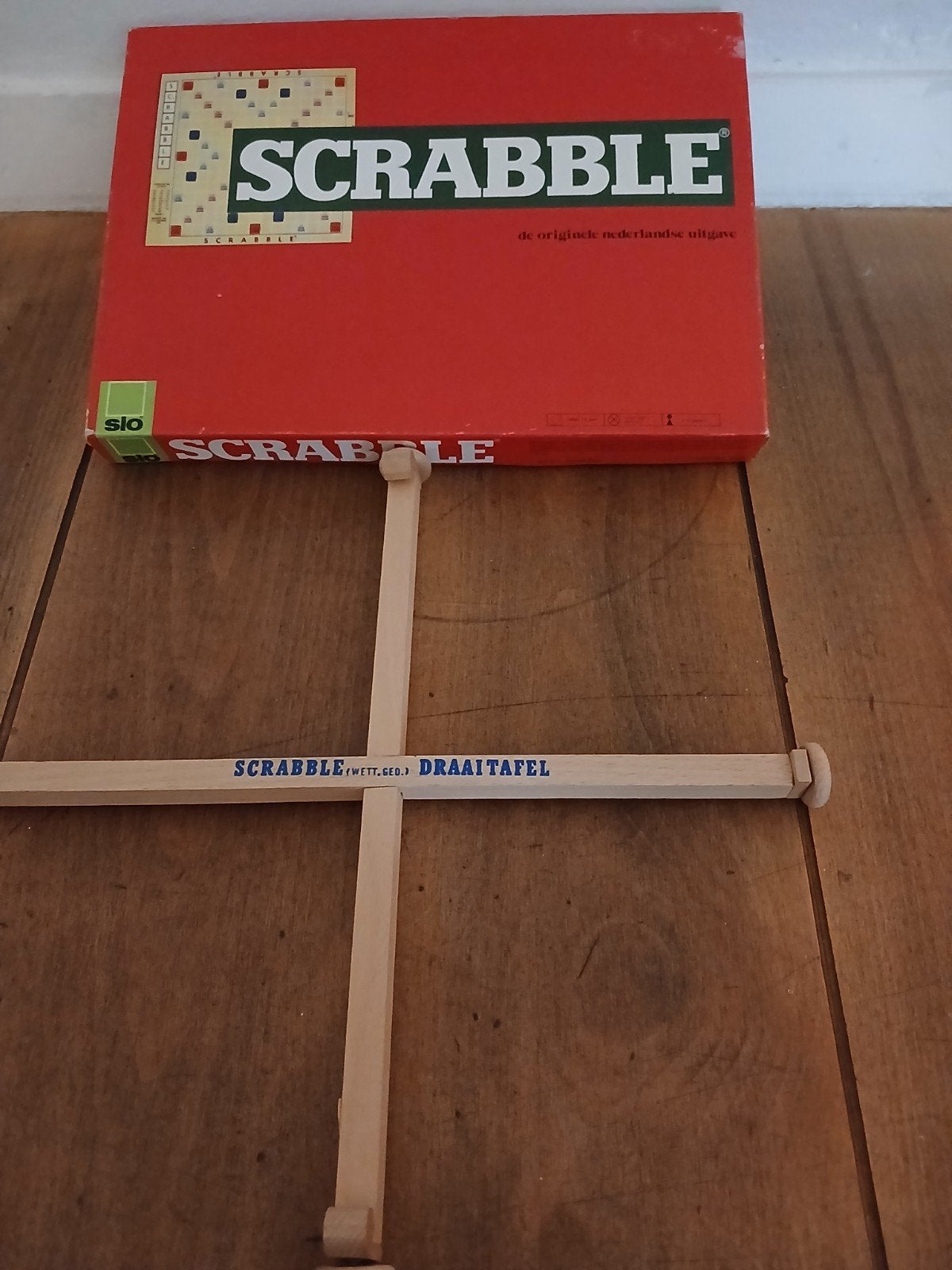 scrabble van sio  met draaitafel, Ophalen of Verzenden