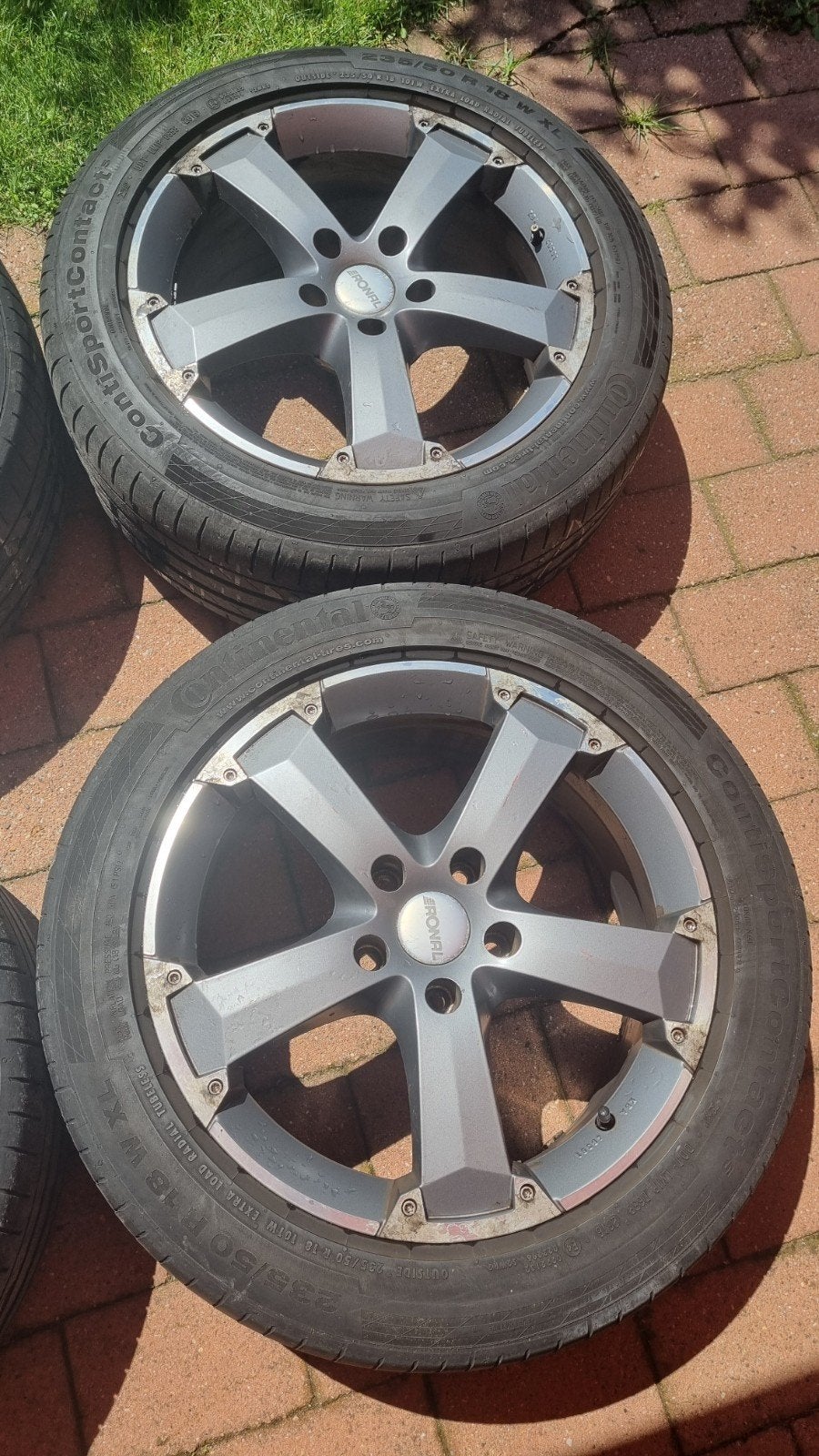 4st. Lichtmetalen velgen 18 inch oa VWT5, Ophalen, 18 inch, Velg(en), 235 mm