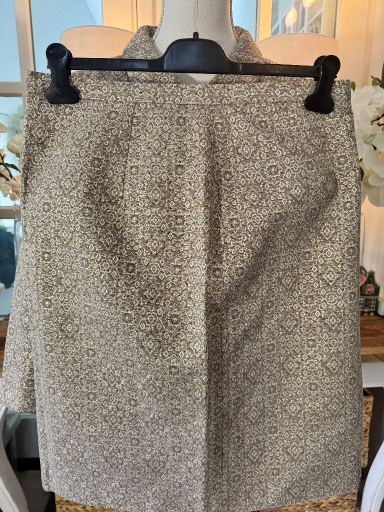 Chique, Gold-Beige rok Max Mara Weekend, 40/M, ZGAN., Maat 38/40 (M), Verzenden, Beige, Max Mara
