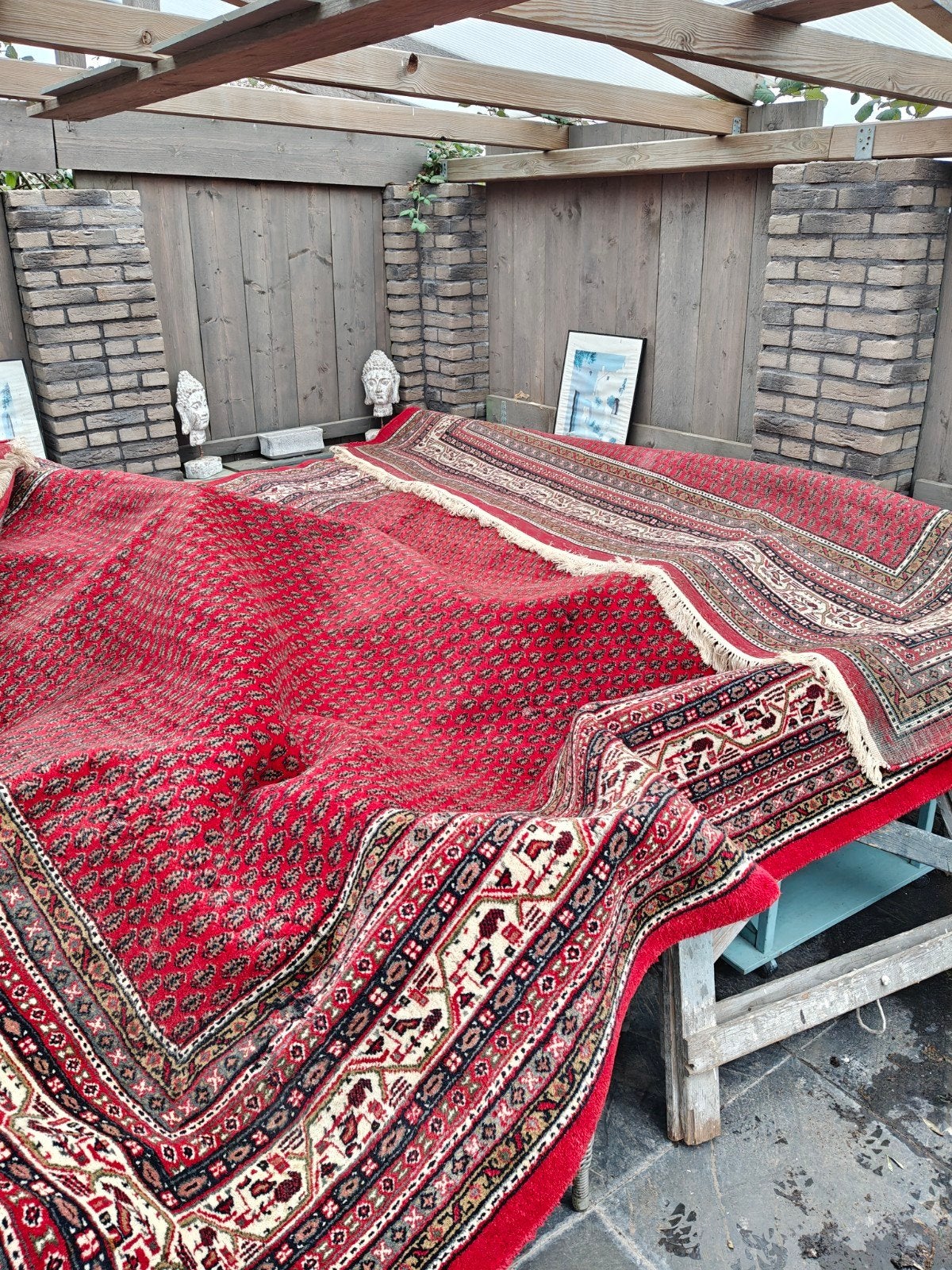 Vintage tapijt, Devintagerie, 200 cm of meer, Ophalen of Verzenden, Zo goed als nieuw