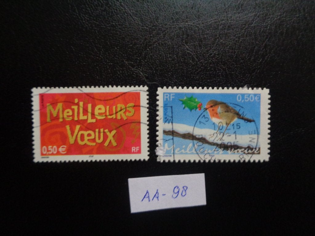 frankrijk - kerst 2003 (aa-98), Postzegels en Munten, Ophalen of Verzenden, Gestempeld