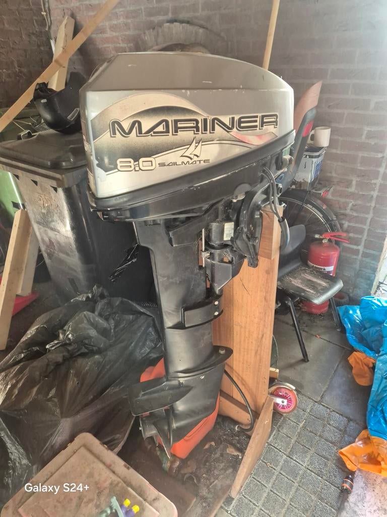 Mariner 8.0 Sailmate buitenboordmotor met elektrische start, Watersport en Boten, Ophalen of Verzenden, Benzine, Elektrische start