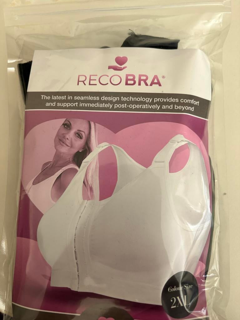 2 stuks Recobra BH's, zwart, maat 2XL, Ophalen of Verzenden, Zwart, BH
