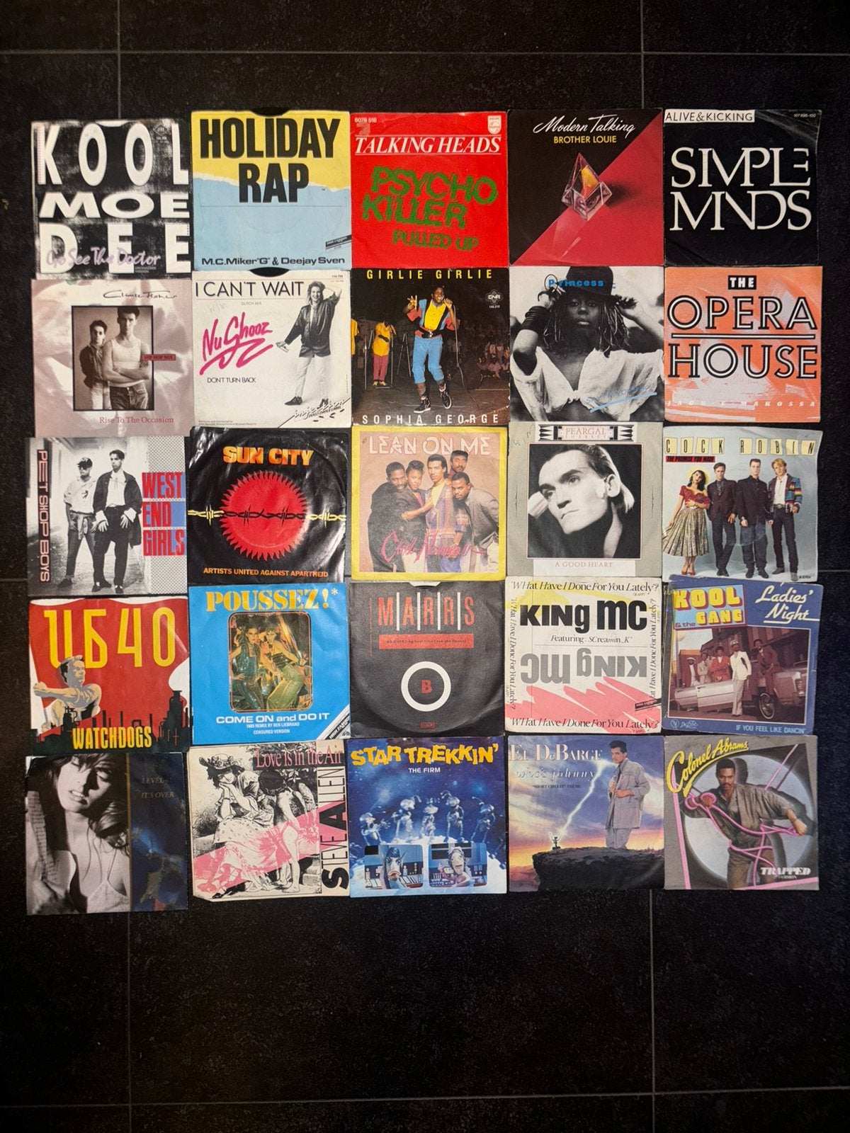 25 Vinyl Singles Jaren 80 | Talking Heads, Pet Shop Boys, Ophalen, Zo goed als nieuw, Pop