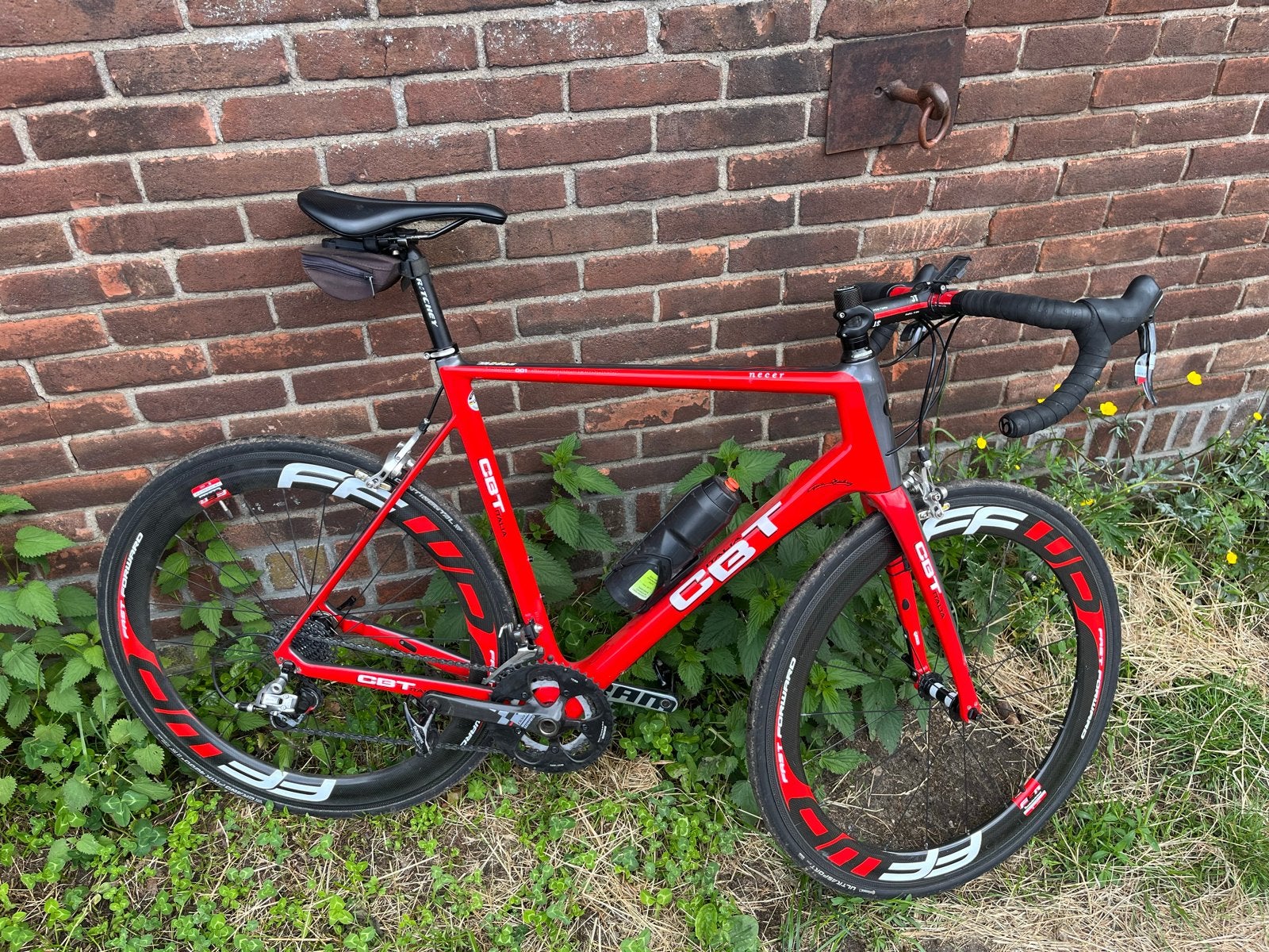 CBT Italia Necer Carbon Racefiets 58cm S-RAM Red, Overige merken, 28 inch, Gebruikt, Carbon