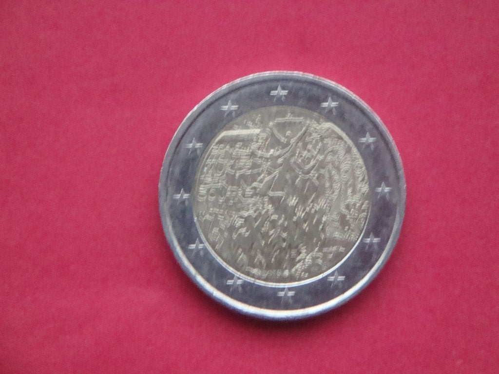 Kavel Frankrijk 2 Euromunt Val van de Berlijnse Muur 2019., Verzenden, Frankrijk, 2 euro, Losse munt