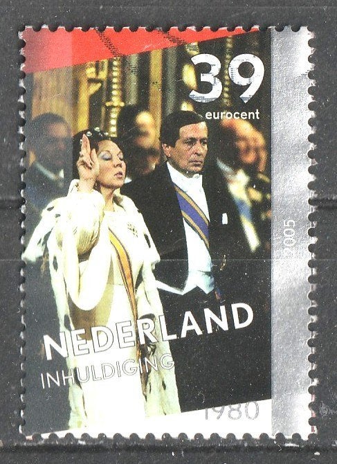 Angrie --nvph 2342a Koningin Beatrix 2005, Postzegels en Munten, Postzegels | Nederland, Verzenden, Na 1940, Gestempeld