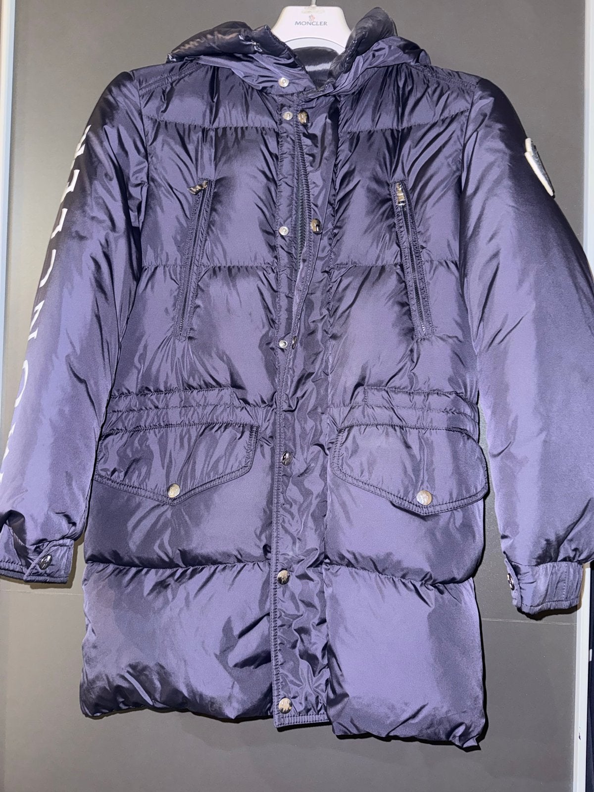 Moncler winterjas maat 12 jaar 152, Ophalen of Verzenden, Zo goed als nieuw, Jongen of Meisje, Jas