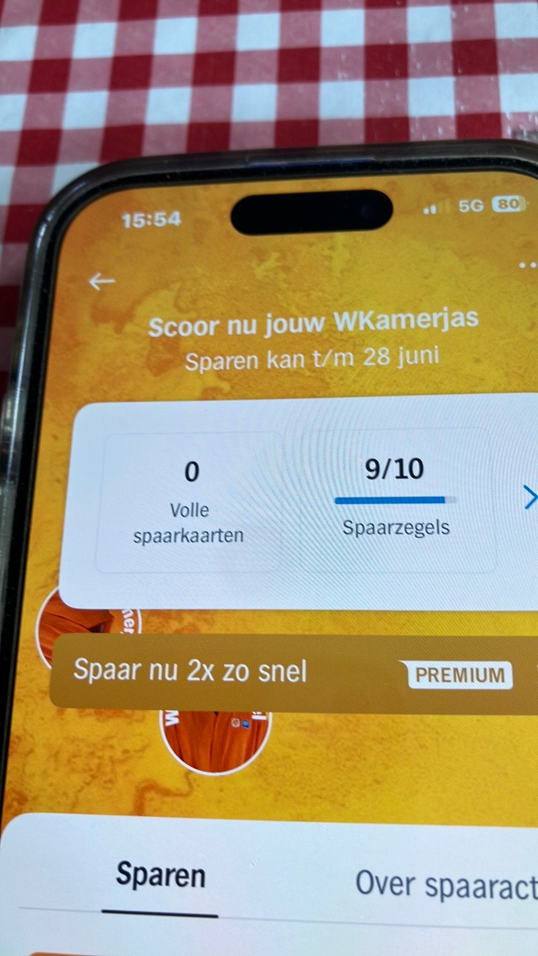 Wk kamerjas 9 zegels AH, Albert Heijn, Ophalen of Verzenden