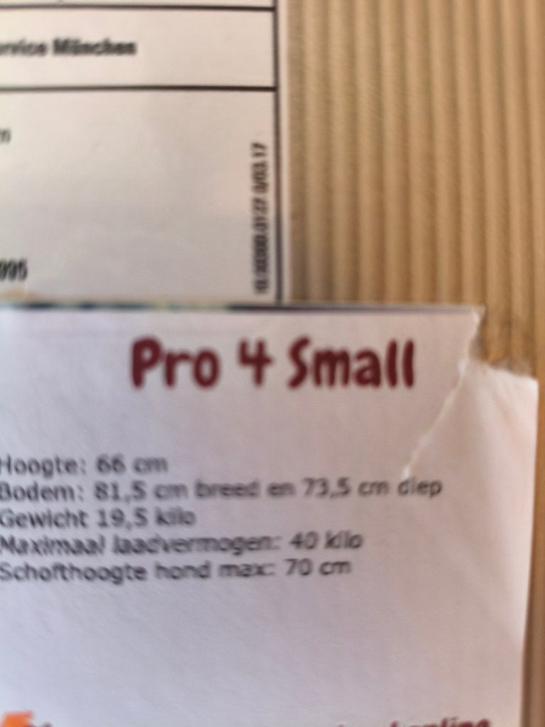 autobenche, Dieren en Toebehoren, Ophalen, Zo goed als nieuw