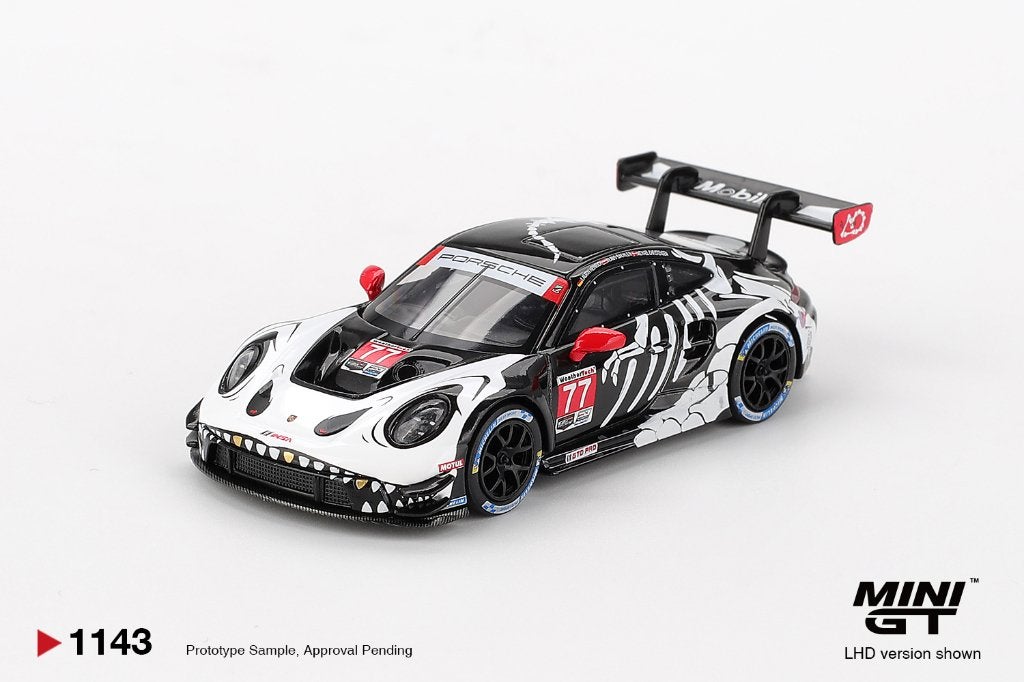 Mini GT Porsche 911 GT3 R #77 AO Racing 2025 IMSA Petit, Www.rubensmodelautos.nl, Auto, Nieuw, Ophalen of Verzenden