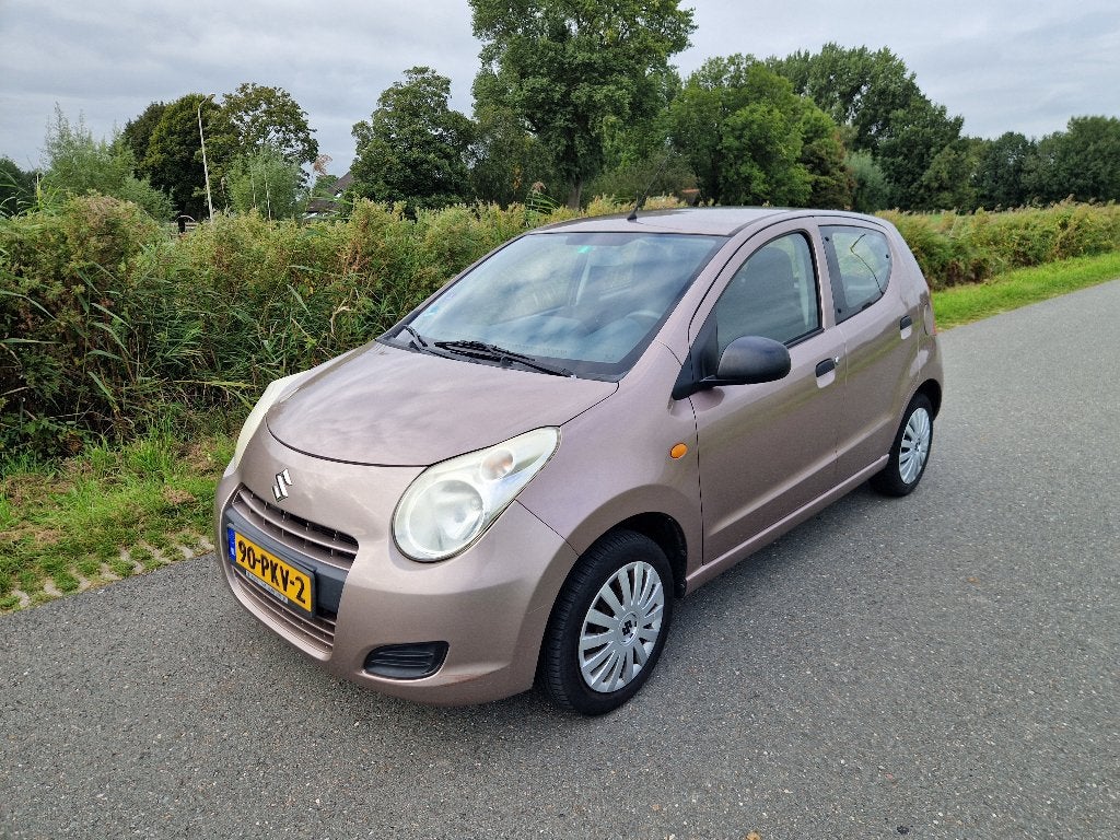 Suzuki Alto 1.0 i 2011 5 Deurs Airco APK Nieuw 25 Aug 2027, Auto's, Voorwielaandrijving, Stof, Bruin, 4 stoelen