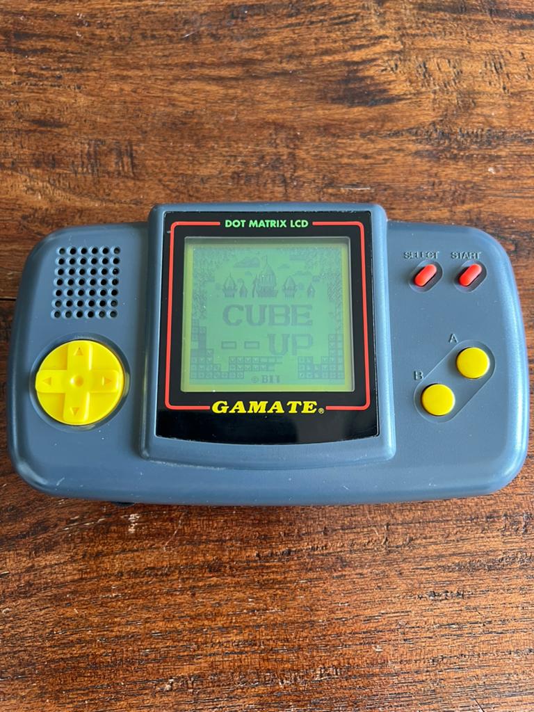 Vintage Gamate Handheld Console met Cube-Up spel, Ophalen of Verzenden, Overige merken, Gebruikt