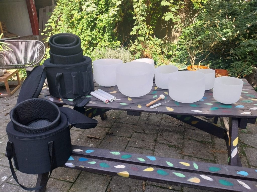 Kristallen Klankschalen, Muziek en Instrumenten, Ophalen, Zo goed als nieuw, Overige soorten
