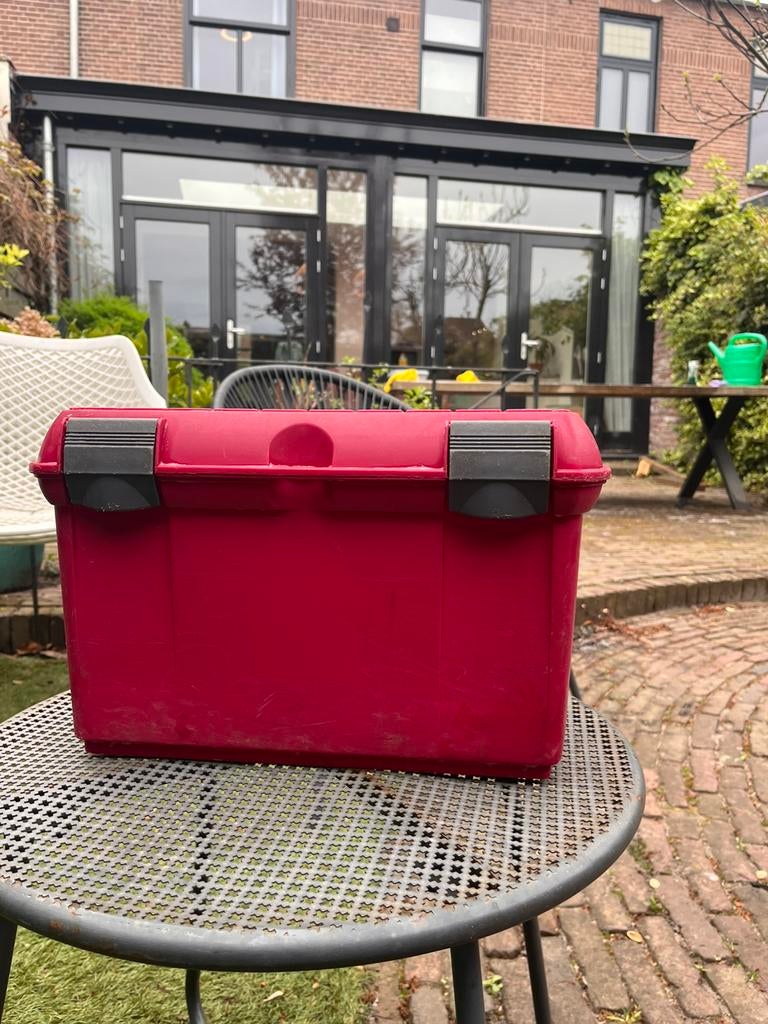 Poetskist te koop, kleur bordeauxrood kers, Dieren en Toebehoren, Paarden en Pony's | Verzorgingsproducten, Ophalen of Verzenden