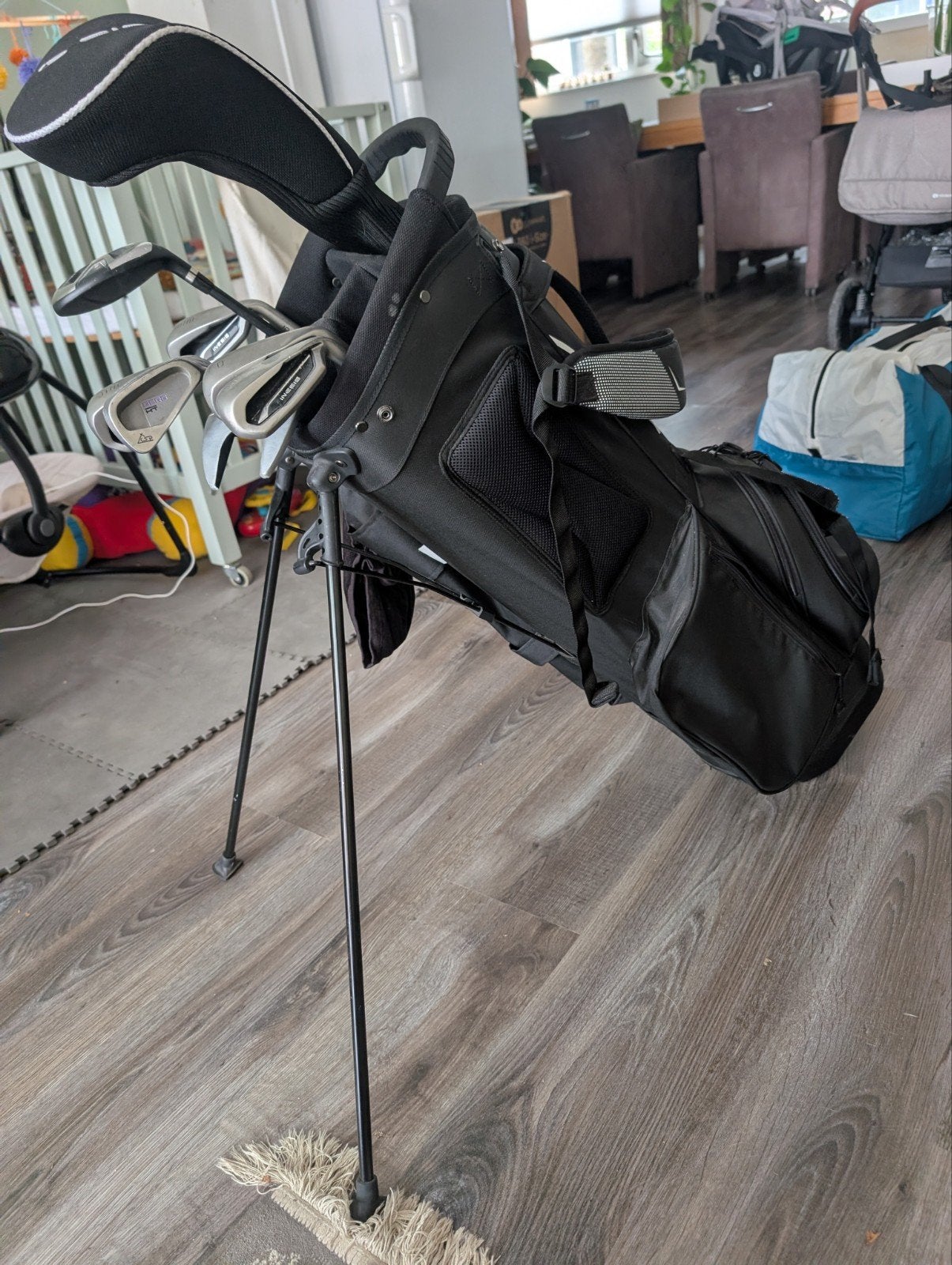 Complete golf set Inesis graphite met toebehoren, Sport en Fitness, Golf, Ophalen, Zo goed als nieuw, Set, Overige merken