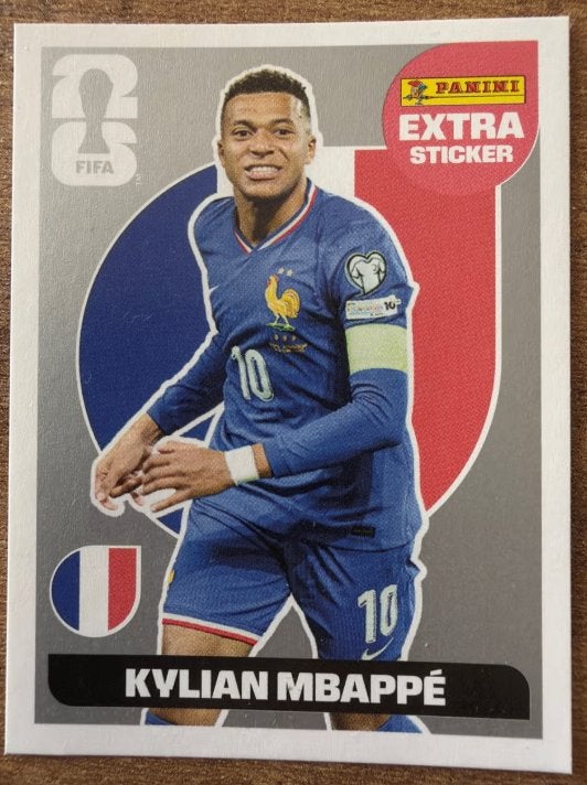 Mbappe Silver panini extra wk2026, Ophalen of Verzenden, Nieuw
