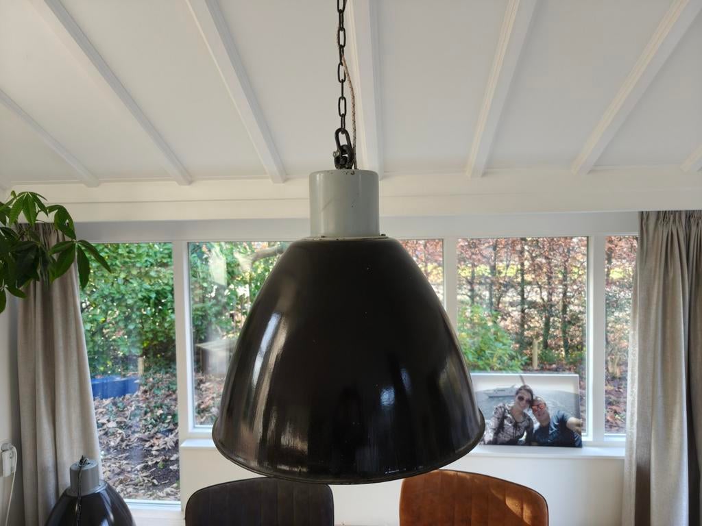 Orginele vintage industriële hanglamp, Ophalen