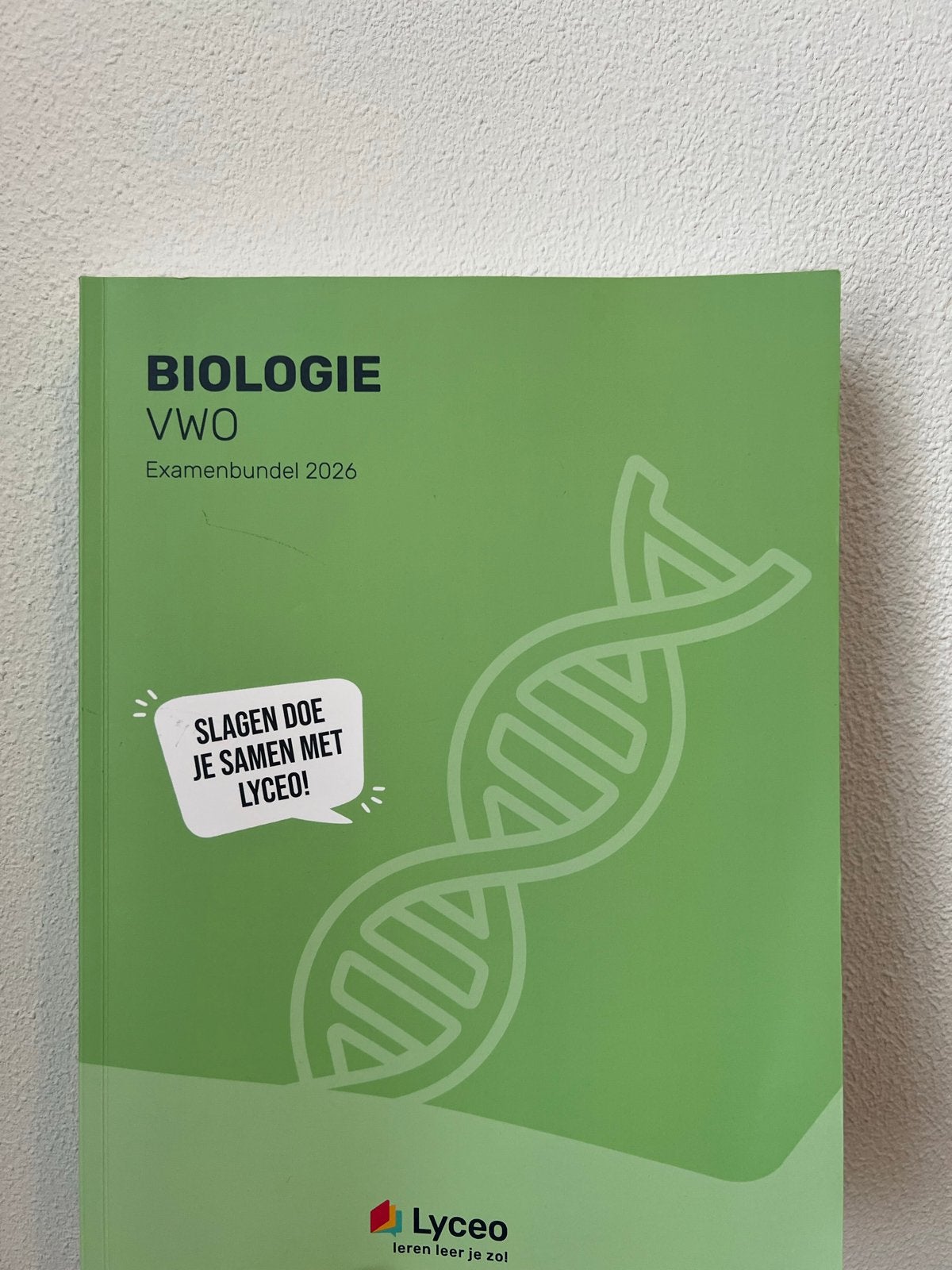 Biologie VWO Examenbundel 2026 Lyceo, Boeken, Ophalen of Verzenden, Zo goed als nieuw, VWO, Biologie