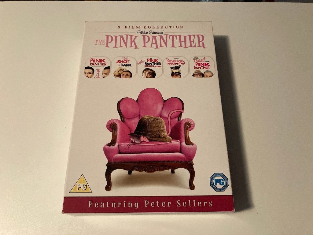 The Pink Panther 5 Film Collection DVD Box, Alle leeftijden, Ophalen of Verzenden, Zo goed als nieuw, Actiekomedie