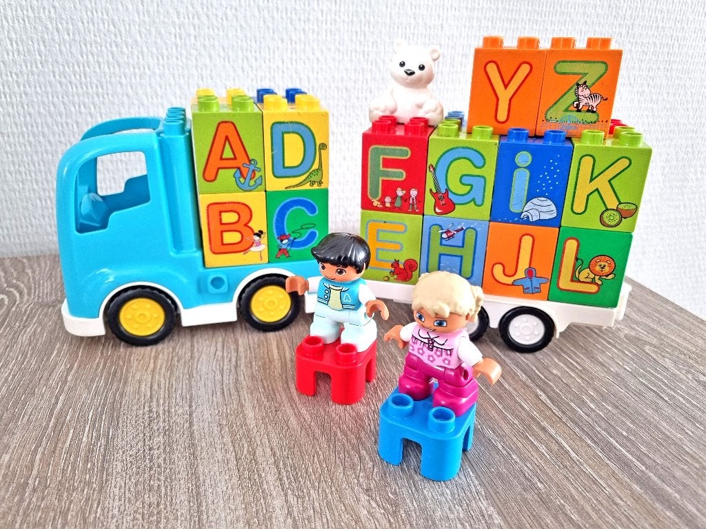 Duplo set nr  10915    ( ABC  auto ), Ophalen of Verzenden, Zo goed als nieuw, Compleet, Duplo