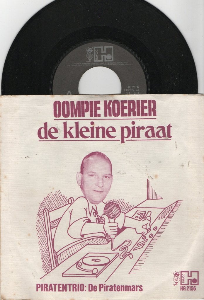 Oompie Koerier / Piratentrio – De Kleine Piraat, Ophalen of Verzenden, Zo goed als nieuw, 7 inch, Levenslied of Smartlap