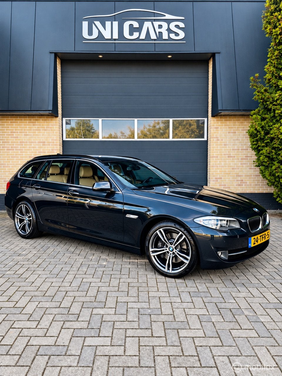 BMW 5-serie Touring 528i Executive| 245 PK|Automaat|Leder|LM, Automaat, Euro 5, Gebruikt, Beige